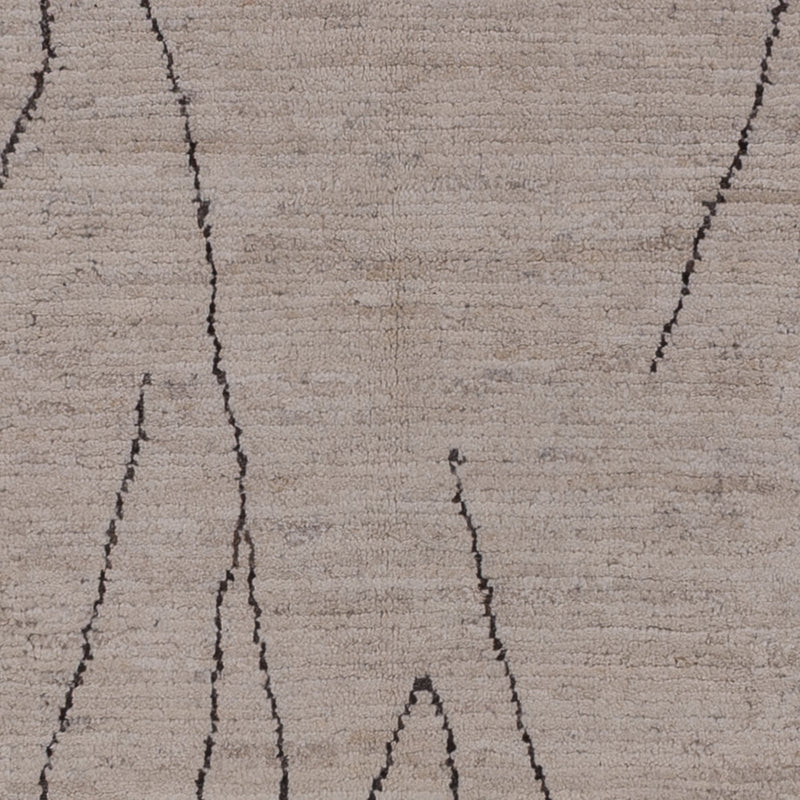 Tapis berbère - 293 x 202 cm - gris clair