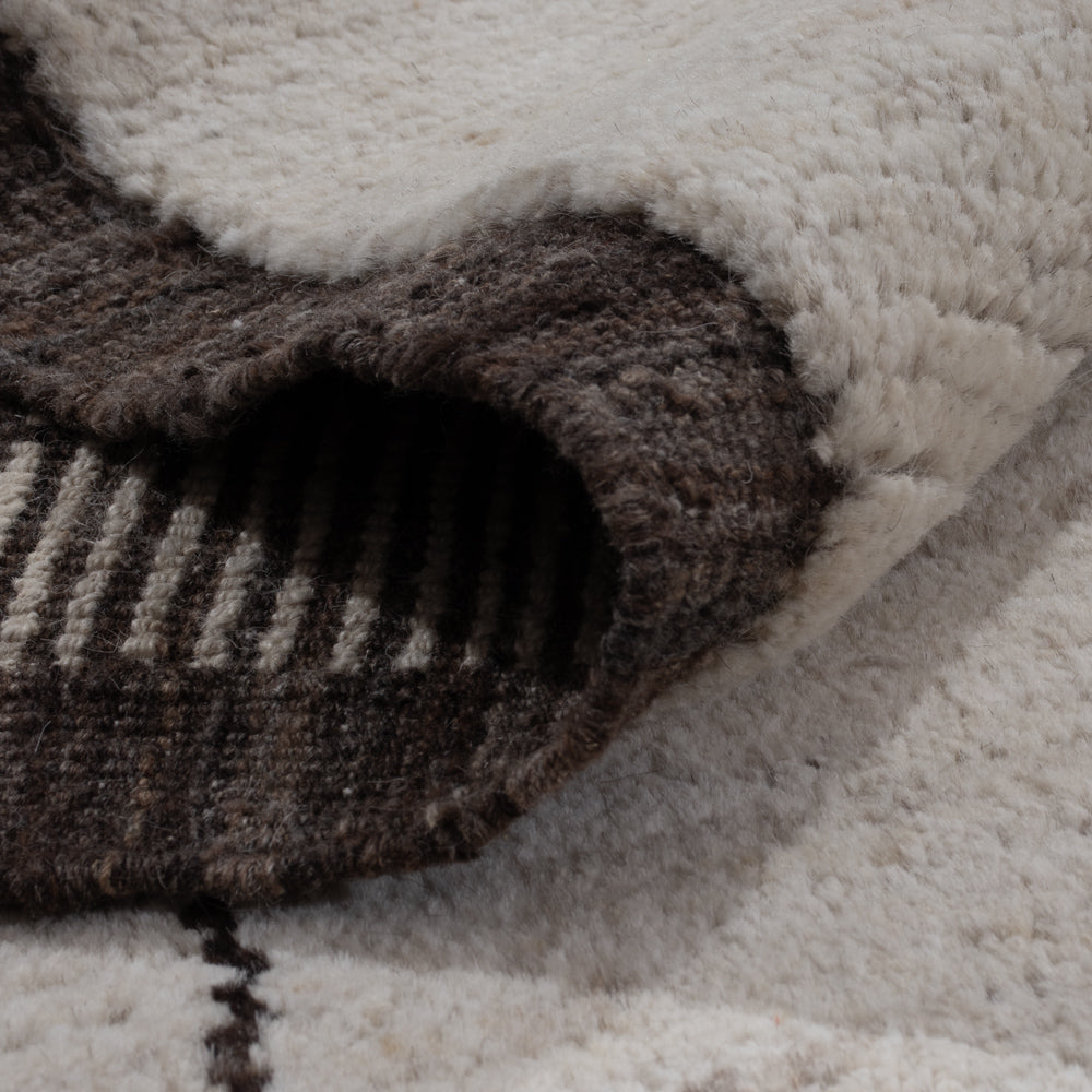 Tapis berbère - 293 x 202 cm - gris clair