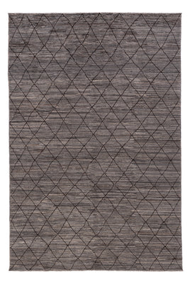 Tapis berbère - 297 x 199 cm - gris foncé