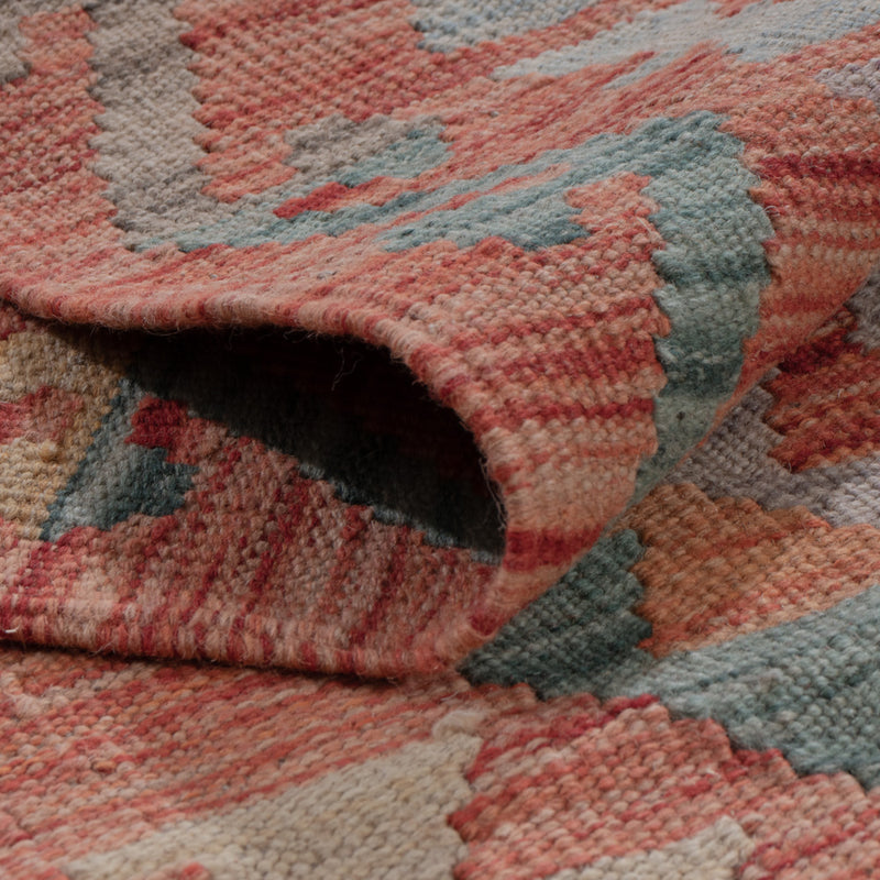 Läufer Kelim - Splash - 247 x 80 cm - mehrfarbig