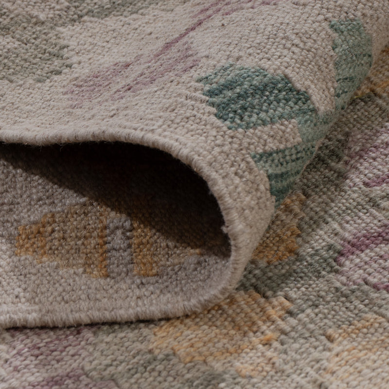 Läufer Kelim - Splash - 240 x 80 cm - mehrfarbig