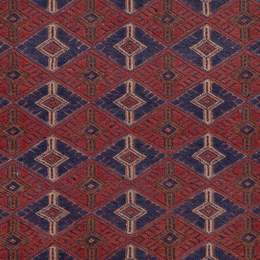 Kelim Teppich - Oriental - 194 x 156 cm - dunkelrot