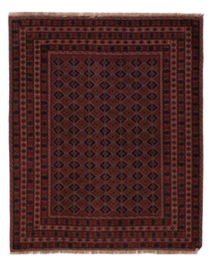 Kelim Teppich - Oriental - 191 x 158 cm - dunkelrot