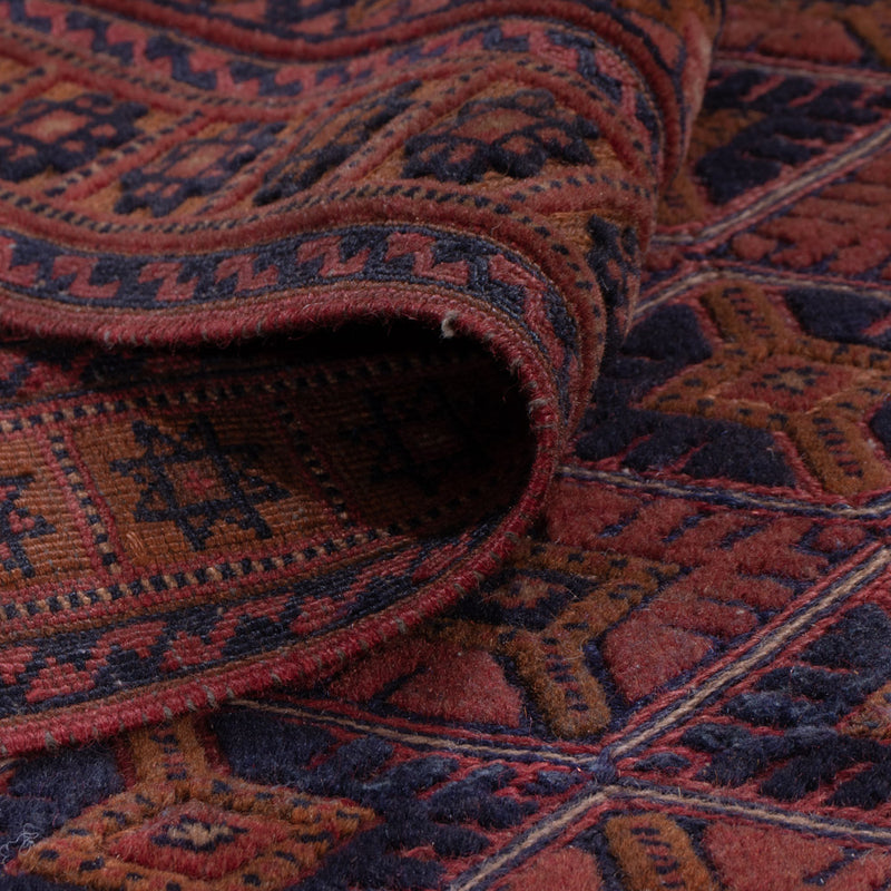 Kelim Teppich - Oriental - 195 x 145 cm - dunkelrot