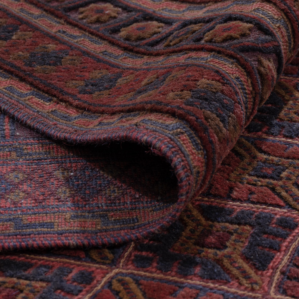 Kelim Teppich - Oriental - 205 x 155 cm - dunkelrot