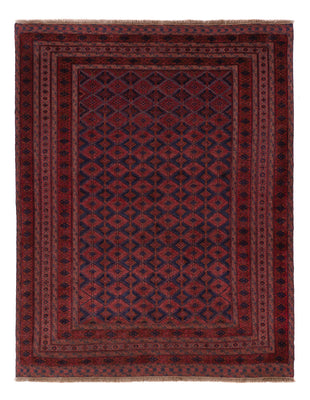 Kelim Teppich - Oriental - 200 x 156 cm - dunkelrot