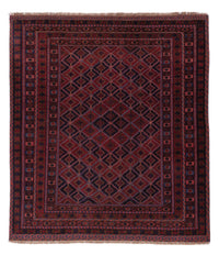 Kelim Teppich - Oriental - 182 x 155 cm - dunkelrot