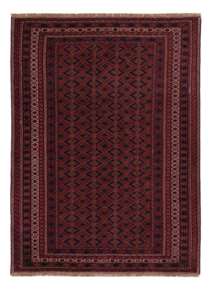 Kelim Teppich - Oriental - 204 x 150 cm - dunkelrot