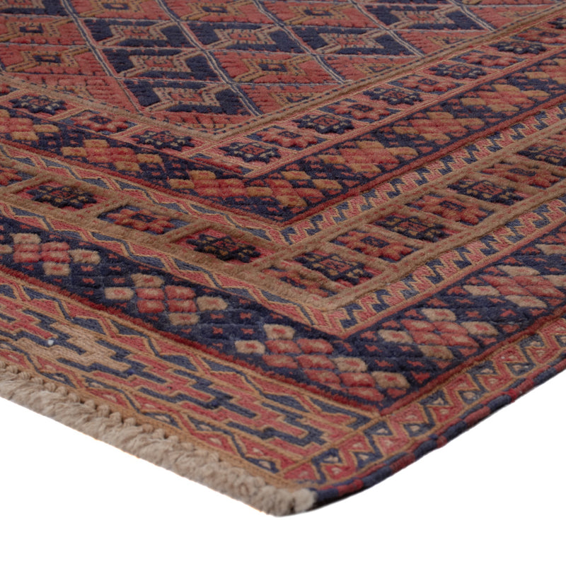 Kelim Teppich - Oriental quadratisch  - 183 x 157 cm - dunkelrot