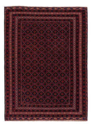 Kelim Teppich - Oriental - 204 x 153 cm - dunkelrot