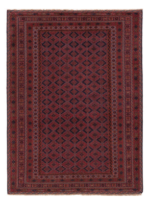 Kelim Teppich - Oriental - 200 x 146 cm - dunkelrot