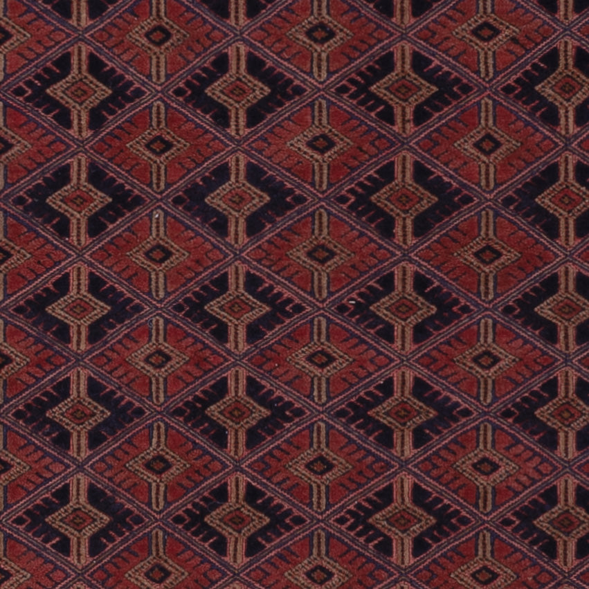 Kelim Teppich - Oriental - 193 x 155 cm - dunkelrot