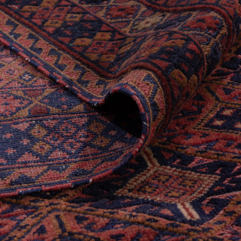 Kelim Teppich - Oriental - 197 x 161 cm - dunkelrot