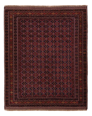 Kelim Teppich - Oriental - 196 x 159 cm - dunkelrot