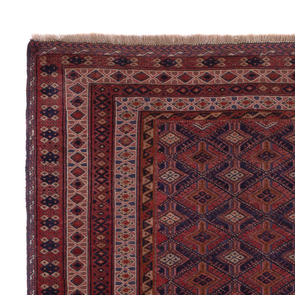 Kelim Teppich - Oriental - 206 x 145 cm - dunkelrot