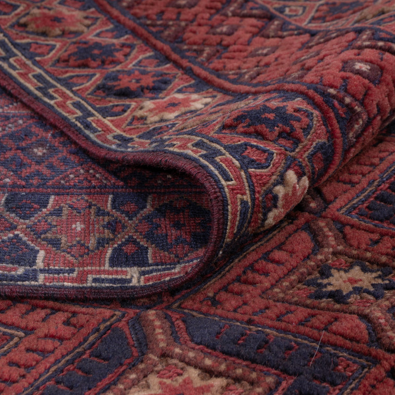 Kelim Teppich - Oriental - 197 x 146 cm - dunkelrot