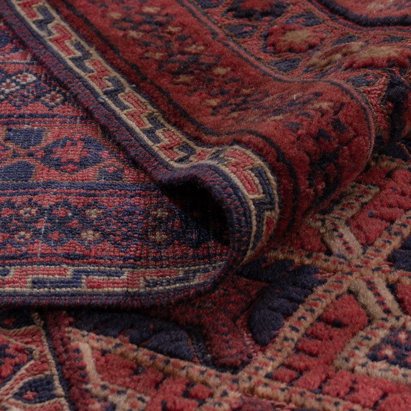 Kelim Teppich - Oriental - 206 x 166 cm - dunkelrot