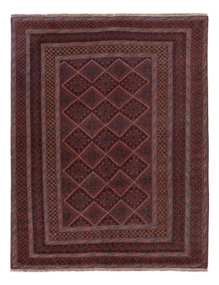 Kelim Teppich - Oriental - 177 x 135 cm - dunkelrot