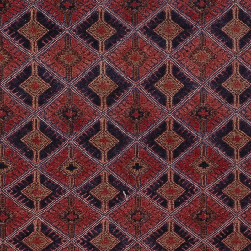 Kelim Teppich - Oriental quadratisch  - 183 x 158 cm - dunkelrot