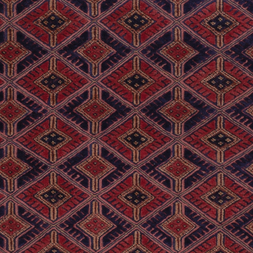 Kelim Teppich - Oriental - 190 x 151 cm - dunkelrot