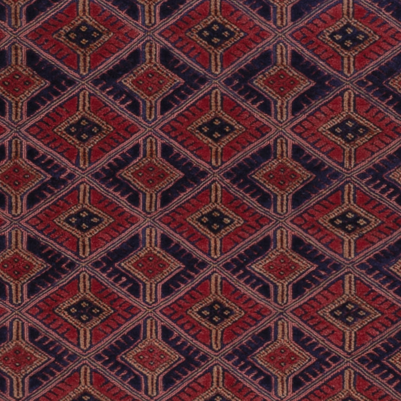 Kelim Teppich - Oriental - 190 x 151 cm - dunkelrot