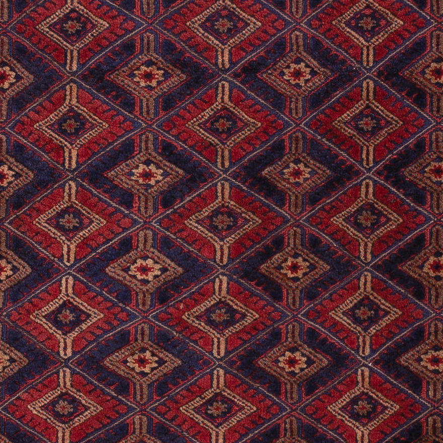 Kelim Teppich - Oriental - 200 x 160 cm - dunkelrot