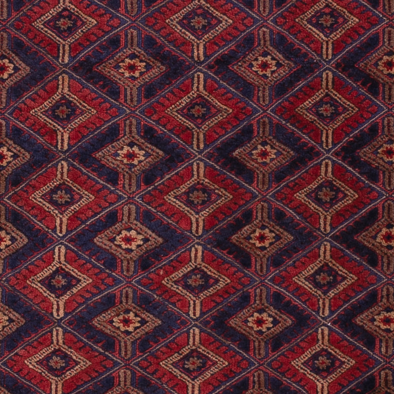Kelim Teppich - Oriental - 200 x 160 cm - dunkelrot