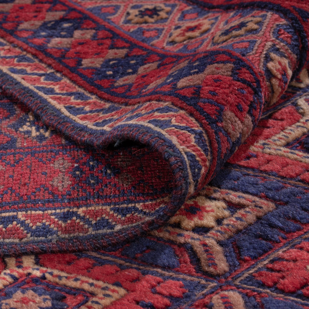 Kelim Teppich - Oriental - 200 x 160 cm - dunkelrot