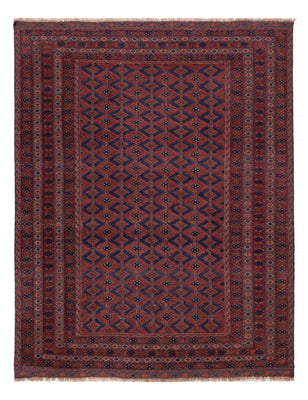 Kelim Teppich - Oriental - 193 x 146 cm - dunkelrot