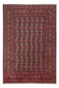 Afghan Teppich - Royal - 288 x 194 cm - dunkelrot