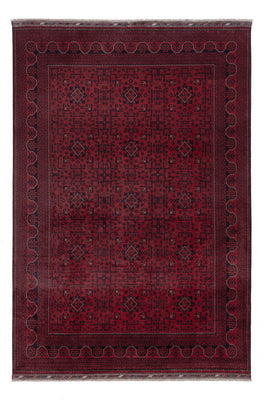 Afghan Teppich - Kunduz - 296 x 200 cm - dunkelrot