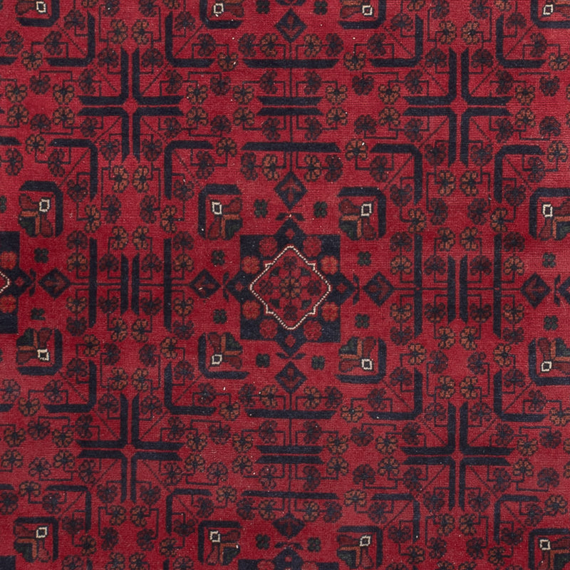 Afghan Teppich - Kunduz - 290 x 198 cm - dunkelrot