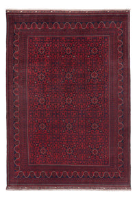 Tapis afghan - Kunduz - 288 x 204 cm - rouge foncé