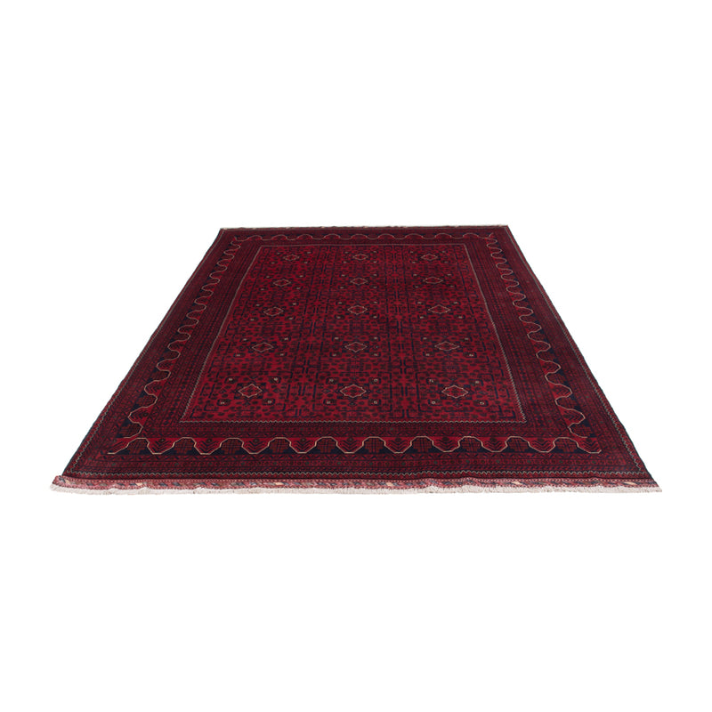 Tapis afghan - Kunduz - 288 x 204 cm - rouge foncé