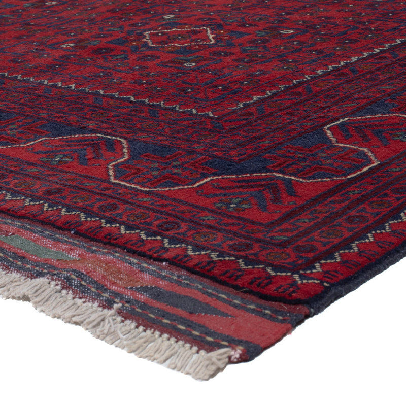 Afghan Teppich - Kunduz - 296 x 197 cm - dunkelrot