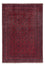 Tapis afghan - Kunduz - 289 x 199 cm - rouge foncé