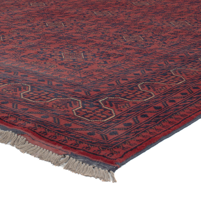 Afghan Teppich - Kunduz - 297 x 208 cm - dunkelrot