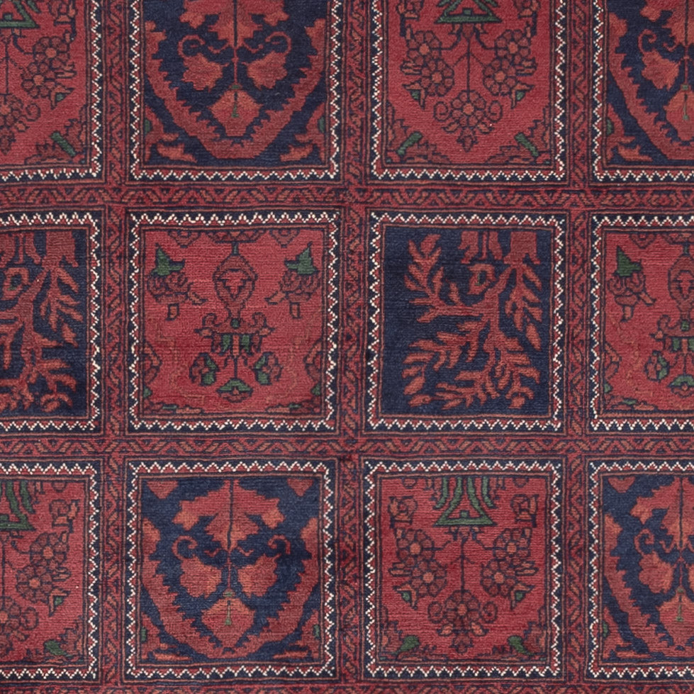 Afghan Teppich - Royal - 285 x 195 cm - dunkelrot