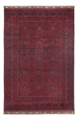 Afghan Teppich - Kunduz - 292 x 198 cm - dunkelrot