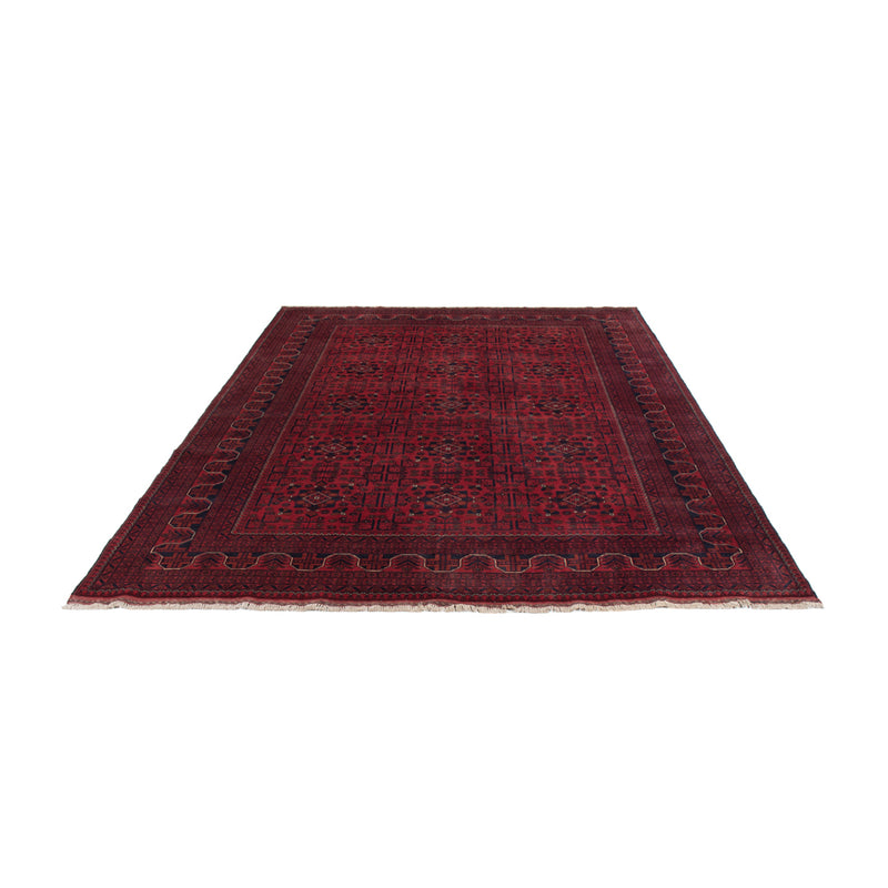 Afghan Teppich - Kunduz - 286 x 200 cm - dunkelrot