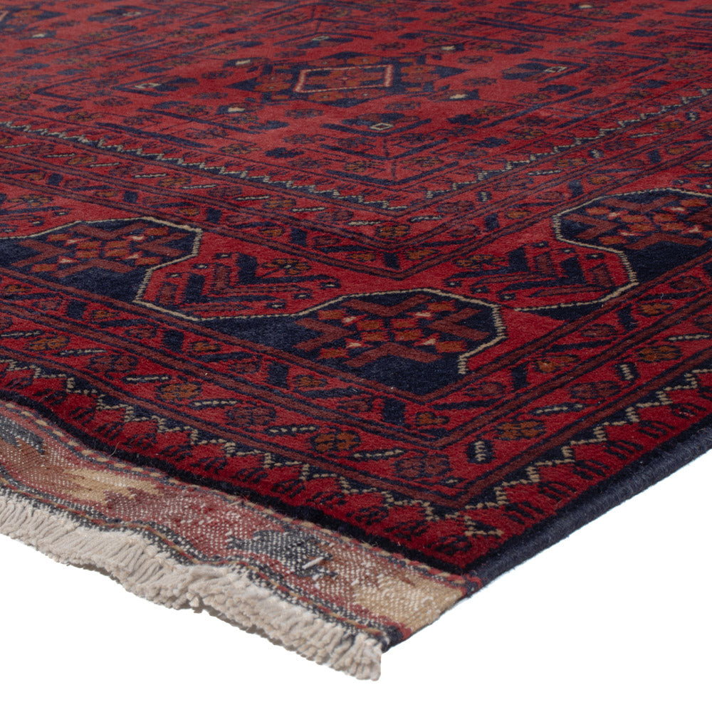 Tapis afghan - Kunduz - 290 x 197 cm - rouge clair