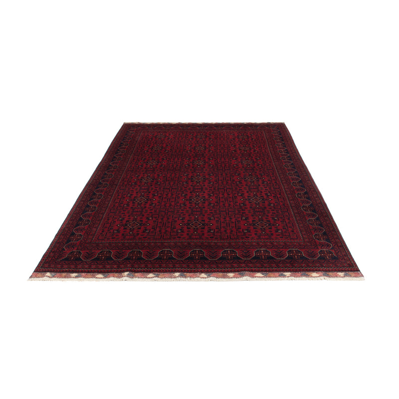 Tapis afghan - Kunduz - 290 x 195 cm - rouge foncé