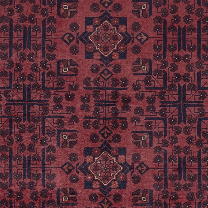 Afghan Teppich - Kunduz - 295 x 200 cm - dunkelrot