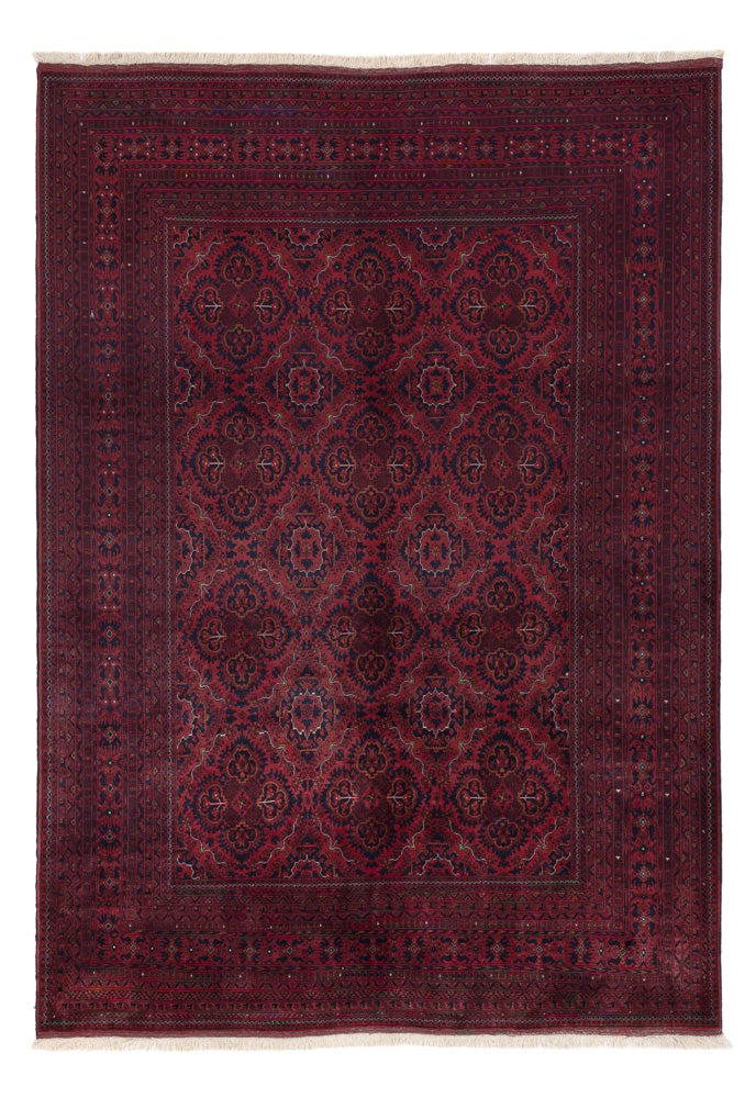 Afghan Teppich - Royal - 292 x 202 cm - dunkelrot