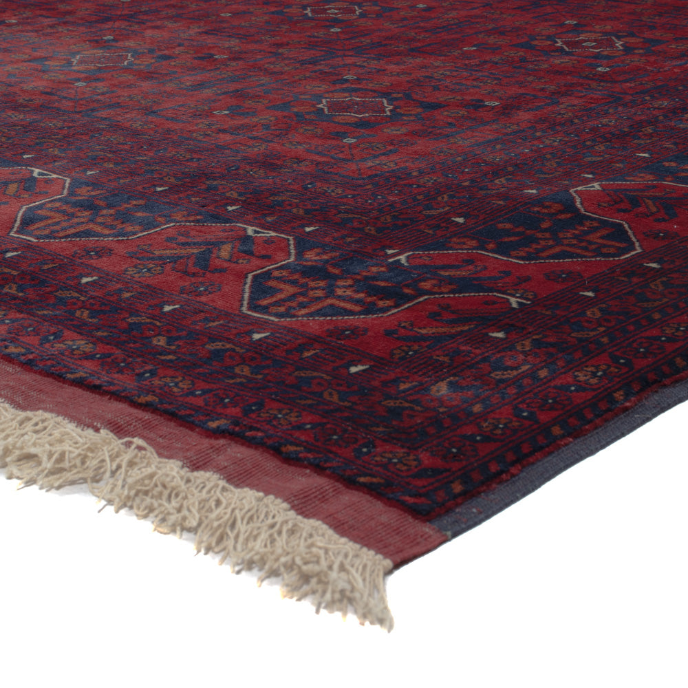 Afghan Teppich - Royal - 299 x 199 cm - dunkelrot