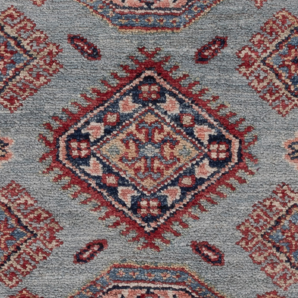 Tapis Ziegler - Kazak - 126 x 77 cm - bleu clair