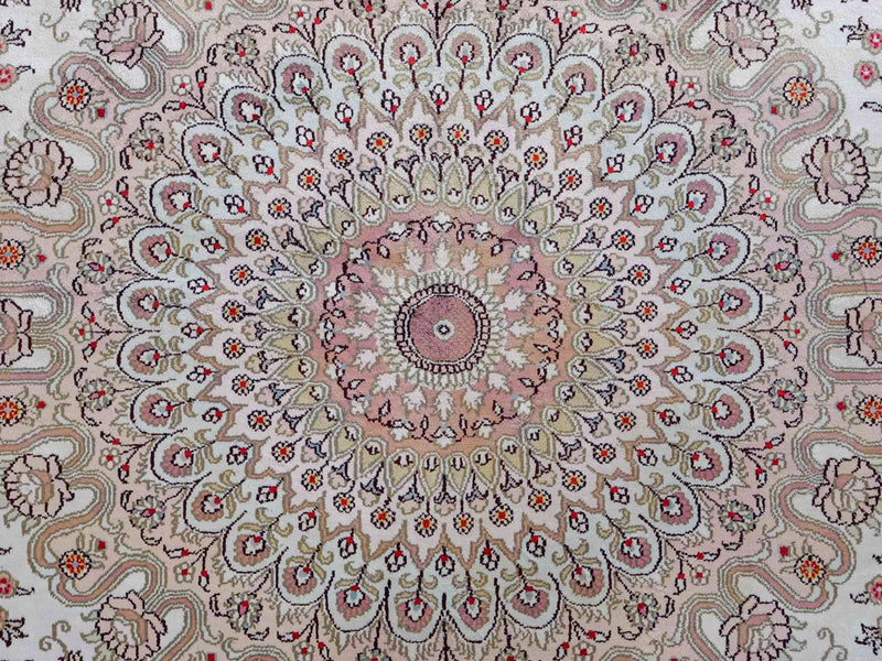 Tapis en soie - Soie chinoise - 362 x 272 cm - beige