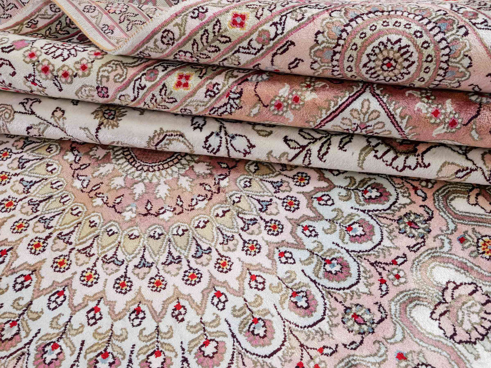 Tapis en soie - Soie chinoise - 362 x 272 cm - beige