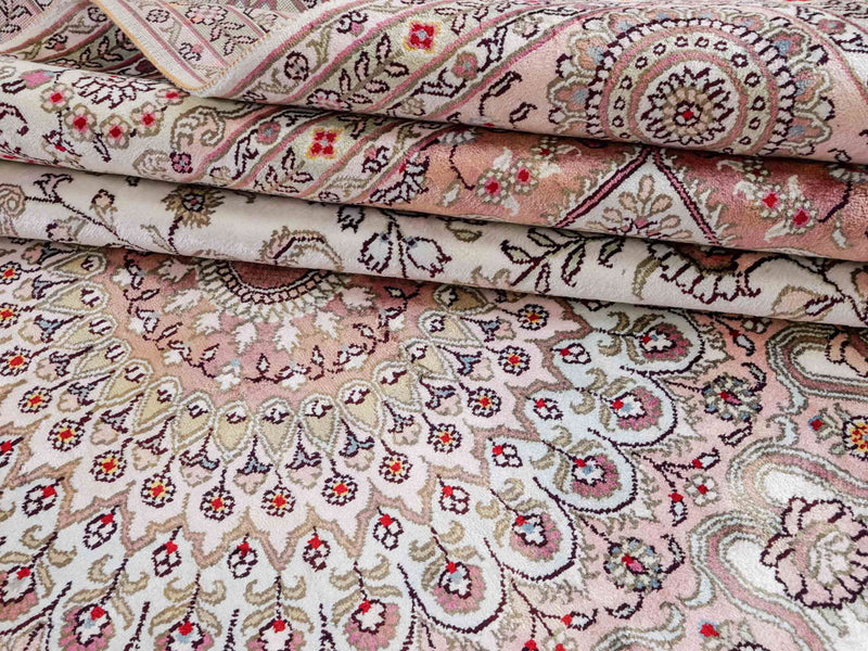 Tapis en soie - Soie chinoise - 362 x 272 cm - beige