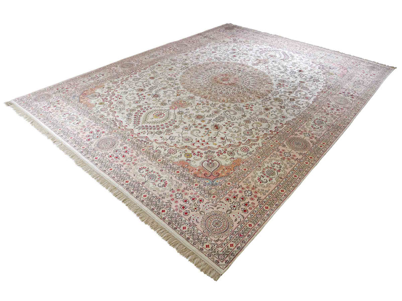 Tapis en soie - Soie chinoise - 362 x 272 cm - beige